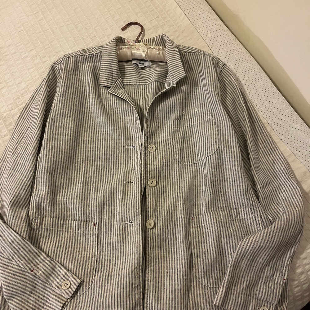 Striped Gray Jacket - image 4